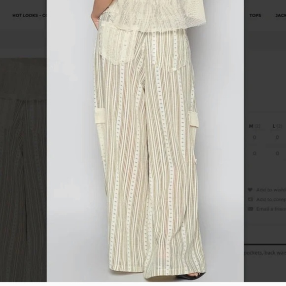 POL “ Lynnfield  “ POL V-Neck Textured Woven Top Jacket and Pants 2 Piece Set 10 - Picture 8 of 9